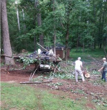 Storm Damage Clean Up in Jonesboro by Guaranteed Tree Service